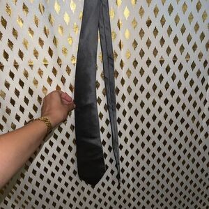 Metallic silver tie to bundle with other stuff savile row